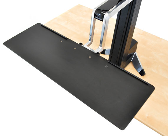 Ergotron Large Keyboard Tray - Asennuskomponentti ( kelkka ) tuotteelle näppäimistö - musta