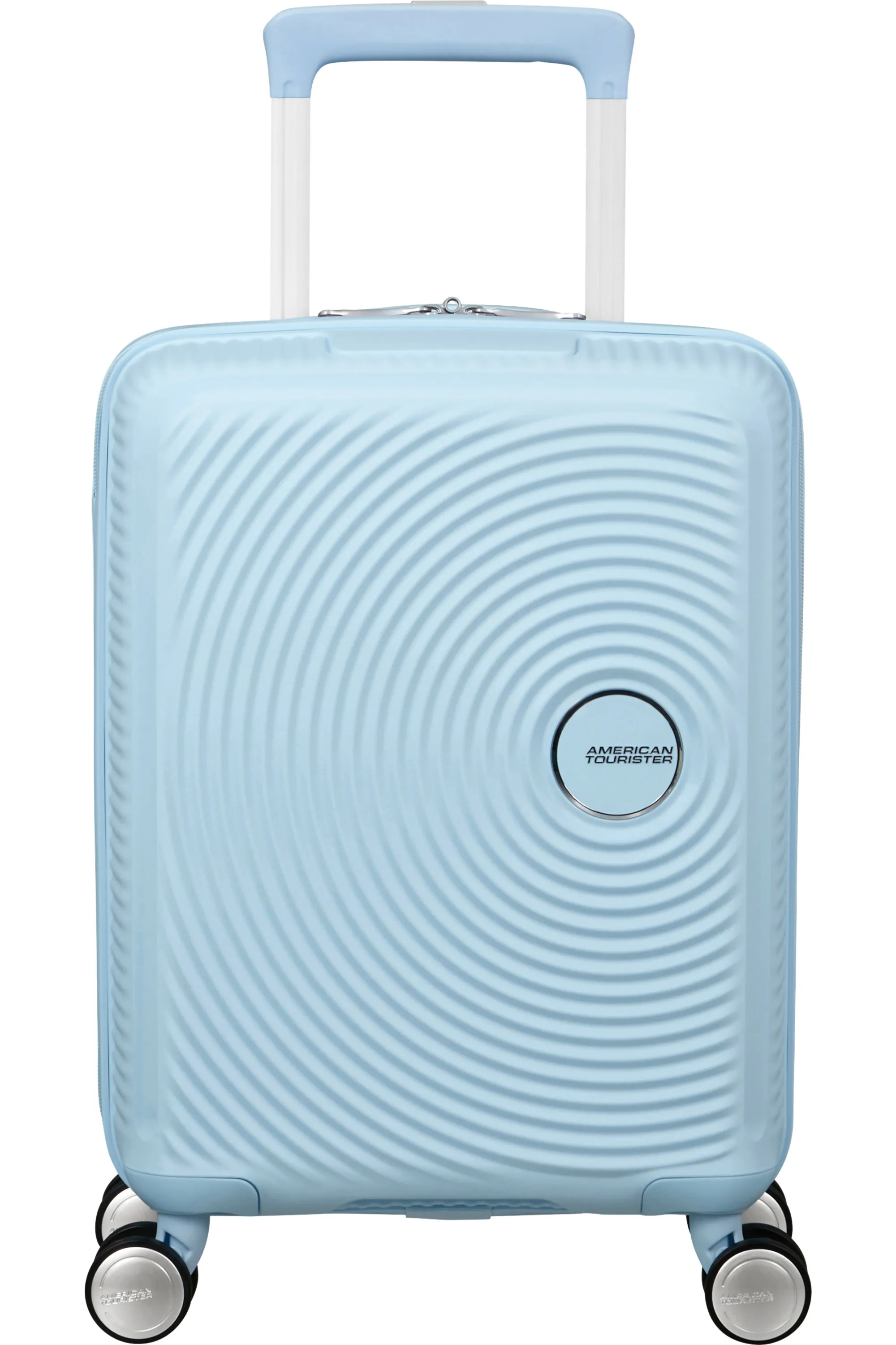 American Tourister Soundbox Mini Spinner 47 cm Polypropylene Children's Suitcase, Pastel Blue