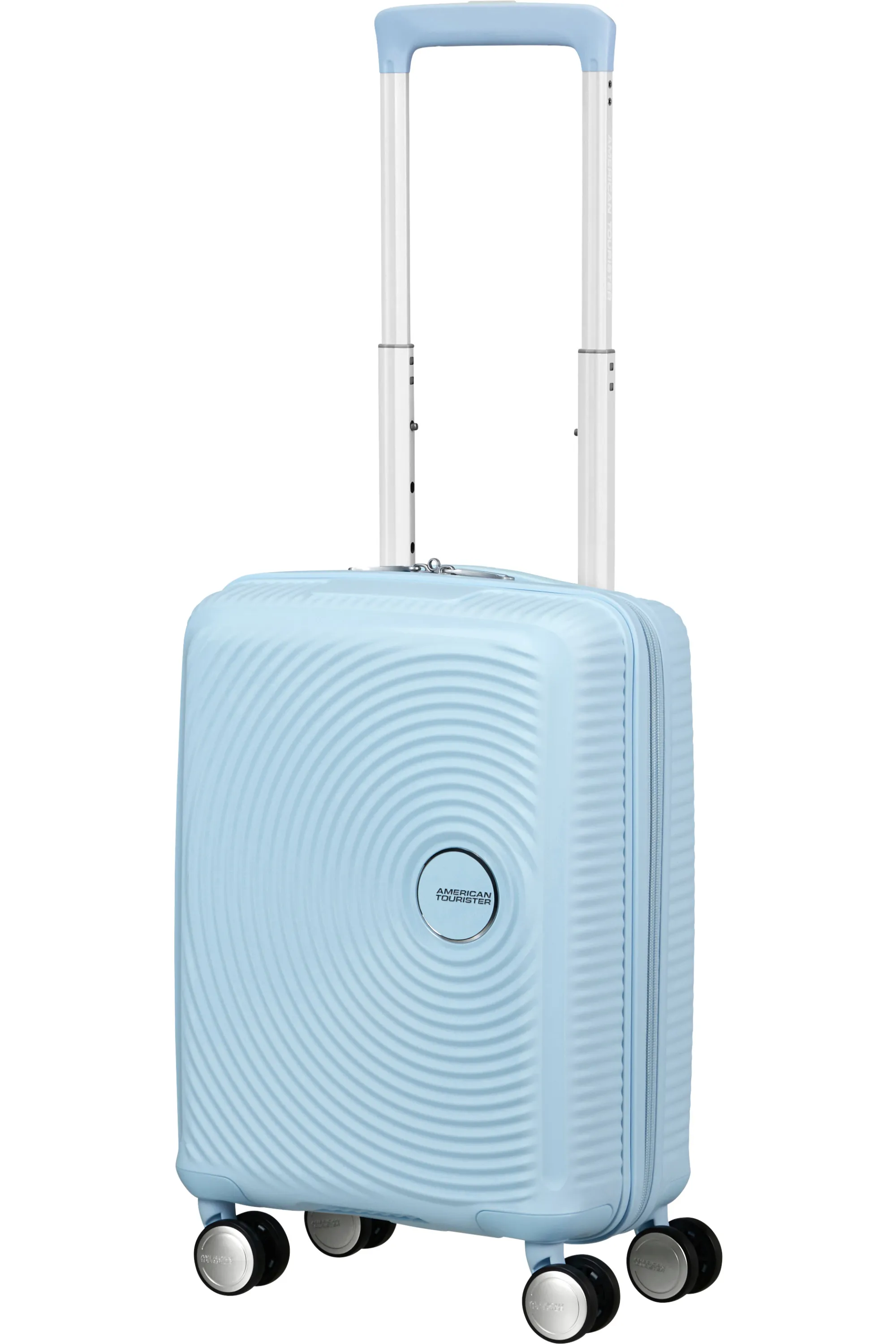 American Tourister Soundbox Mini Spinner 47 cm Polypropylene Children's Suitcase, Pastel Blue