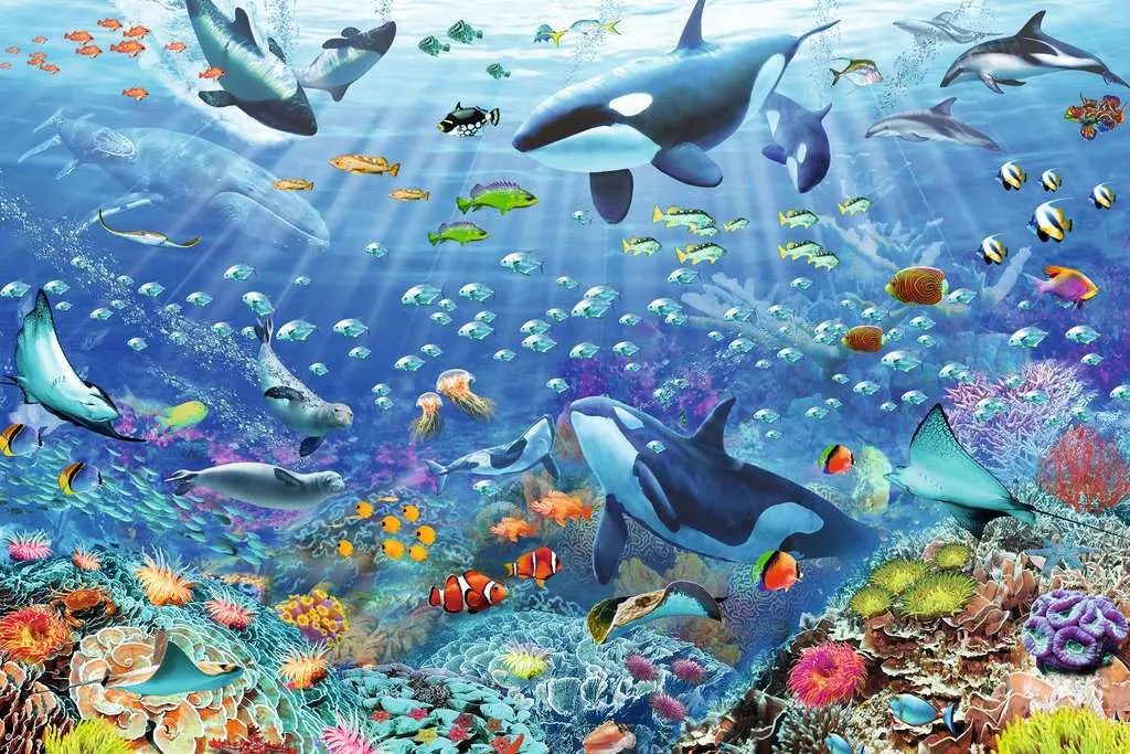 Ravensburger Puzzle Colorful Underwater Fun (3000 pieces)