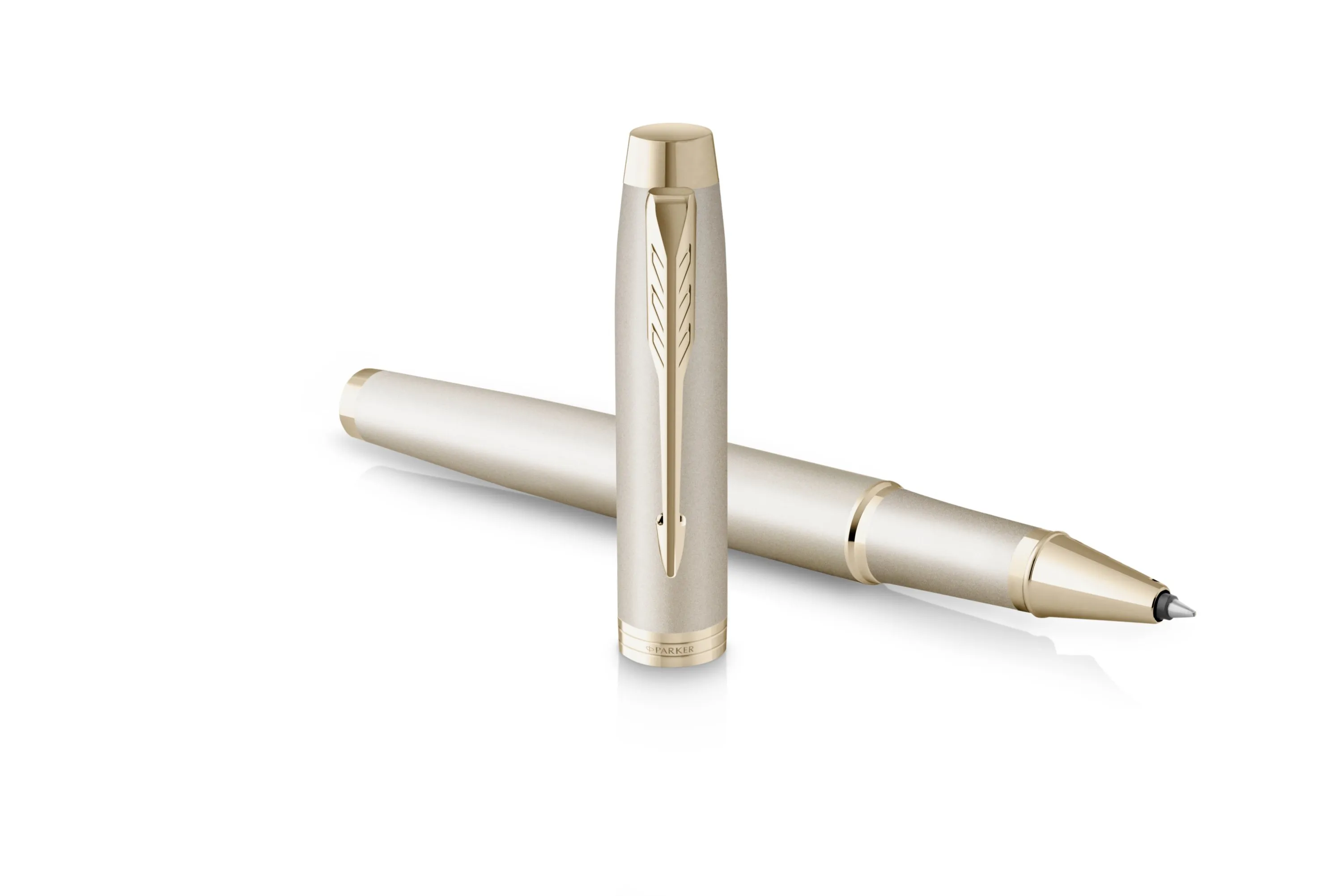 Parker IM Monochrome Champagne Rollerball F Black ink