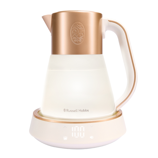 Russell Hobbs Calm 27450-70 -vedenkeitin, 1,7 l, 2400 W, White with Copper accents