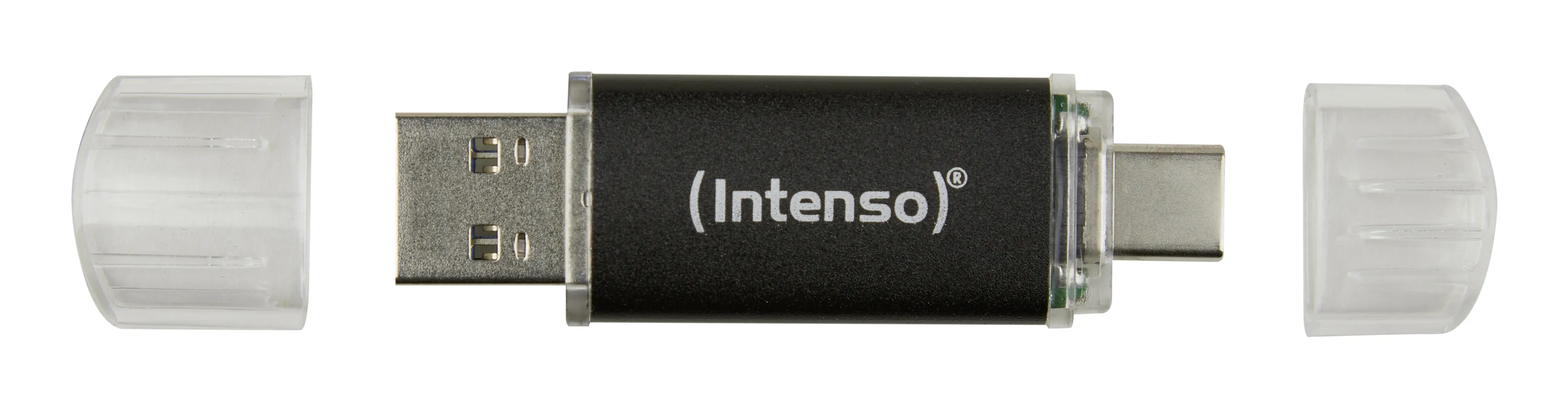 Intenso Twist Line USB-A / USB-C 3.2 Gen 1 512 GB USB-minne, 2-pack, anthracite
