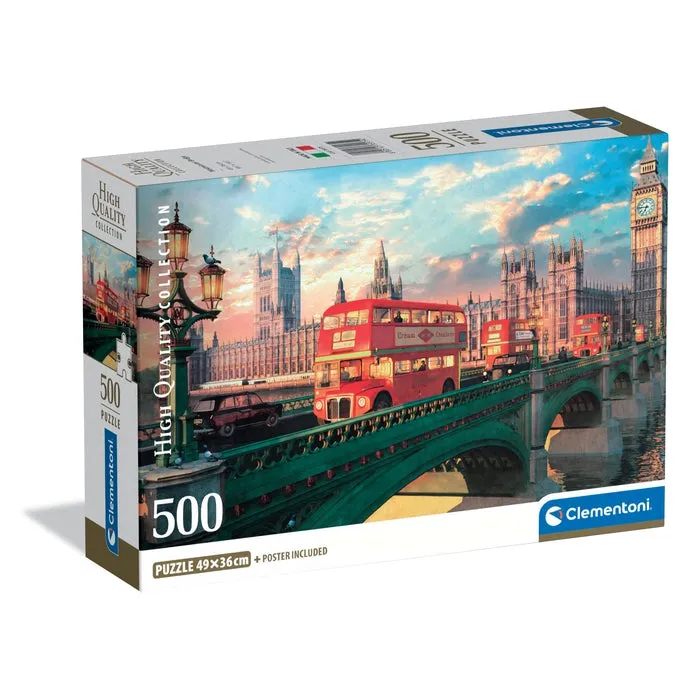 Clementoni High Quality Collection Westminster Bridge - puzzle, 500 pcs