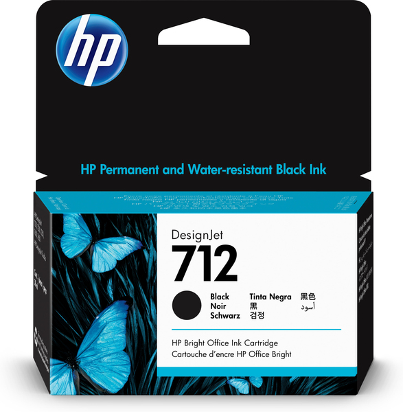 712 38-ml Black DesignJet Ink