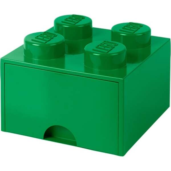 Room Copenhagen LEGO Brick Drawer 4 green - RC40051734