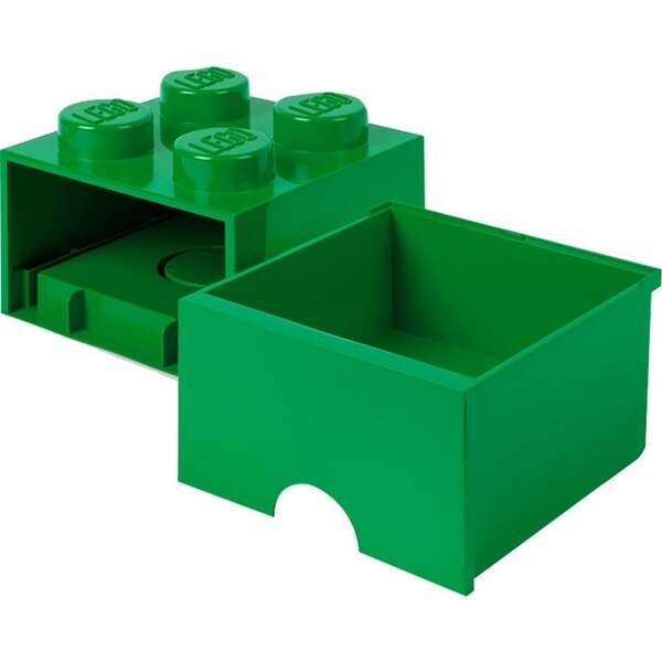 Room Copenhagen LEGO Brick Drawer 4 green - RC40051734