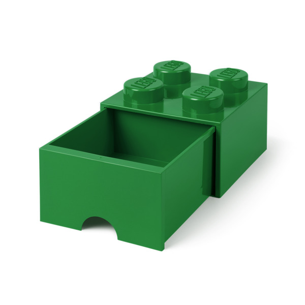 Room Copenhagen LEGO Brick Drawer 4 green - RC40051734