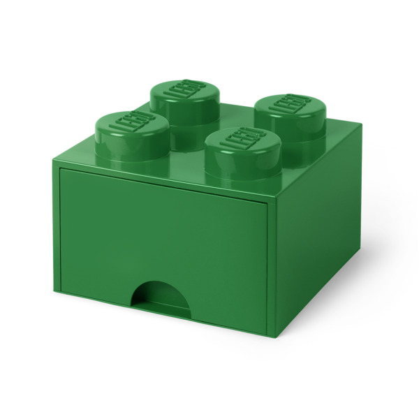 Room Copenhagen LEGO Brick Drawer 4 green - RC40051734