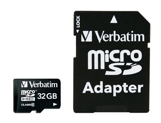 Verbatim Premium 32 Gt MicroSDHC -muistikortti + SD-adapteri