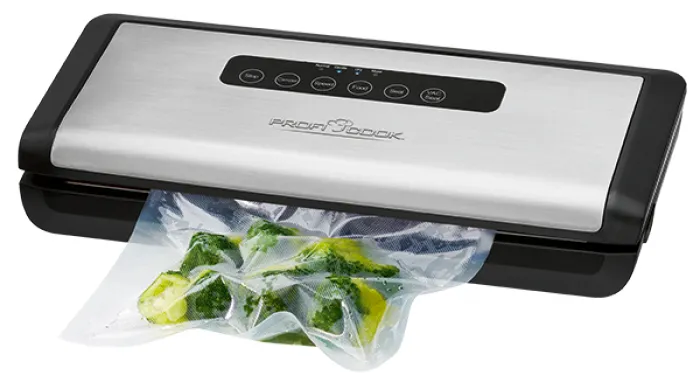 ProfiCook PC-VK 1146 Vacuum Sealer, Black, Stainless Steel