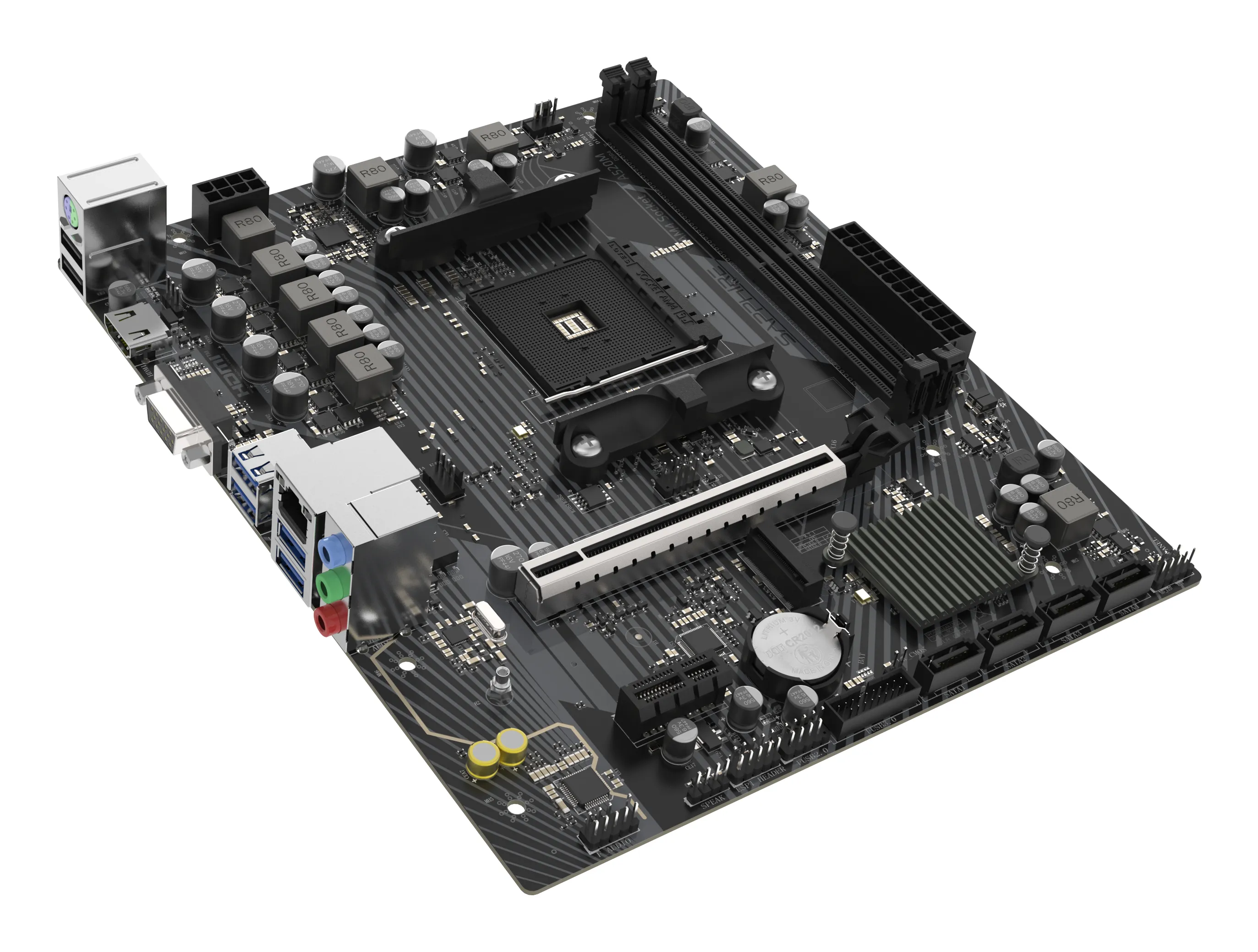 Sapphire A520M-E AM4 mATX moderkort