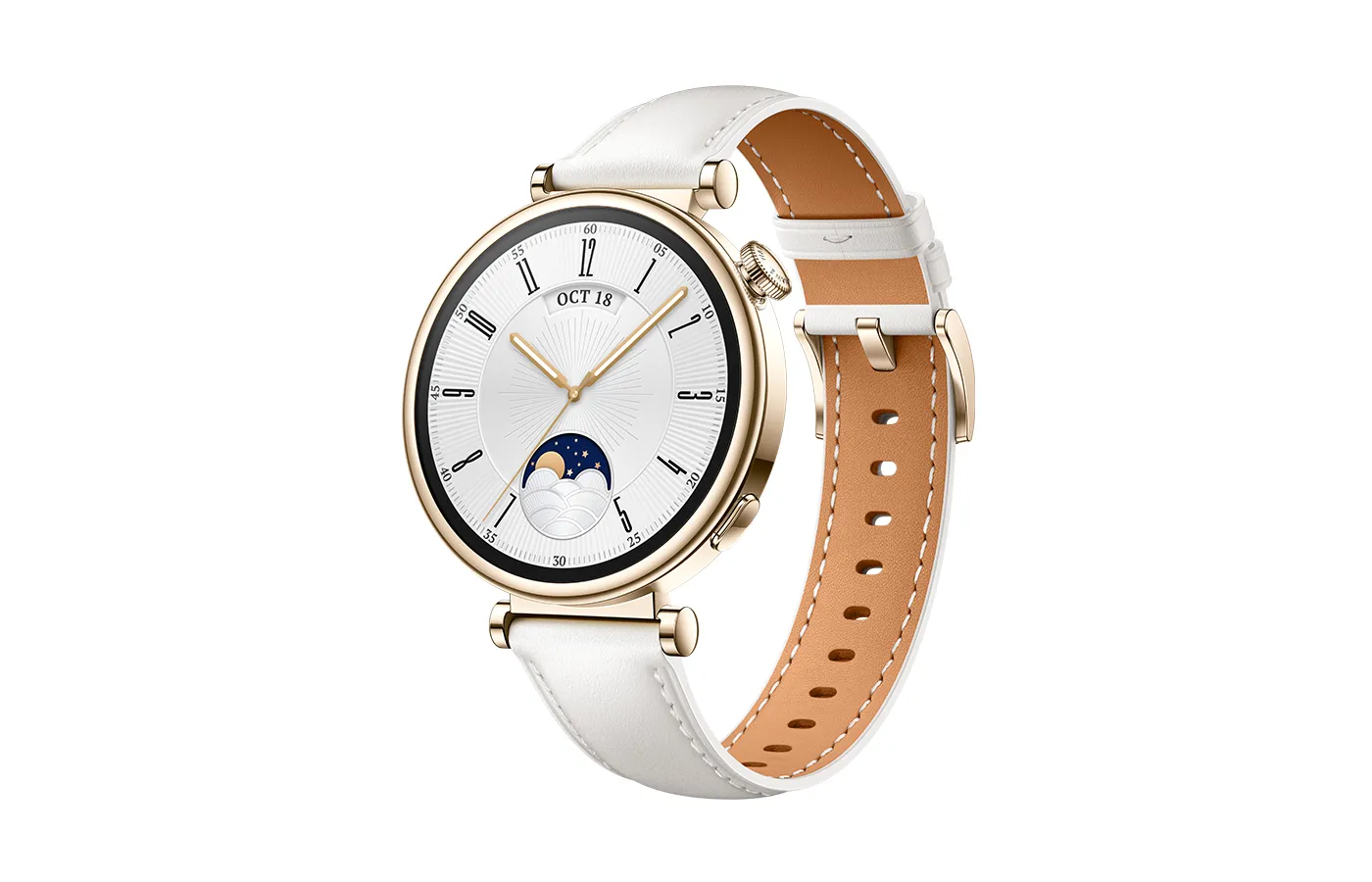 Huawei Watch GT4 -älykello, 41 mm, kulta/valkoinen