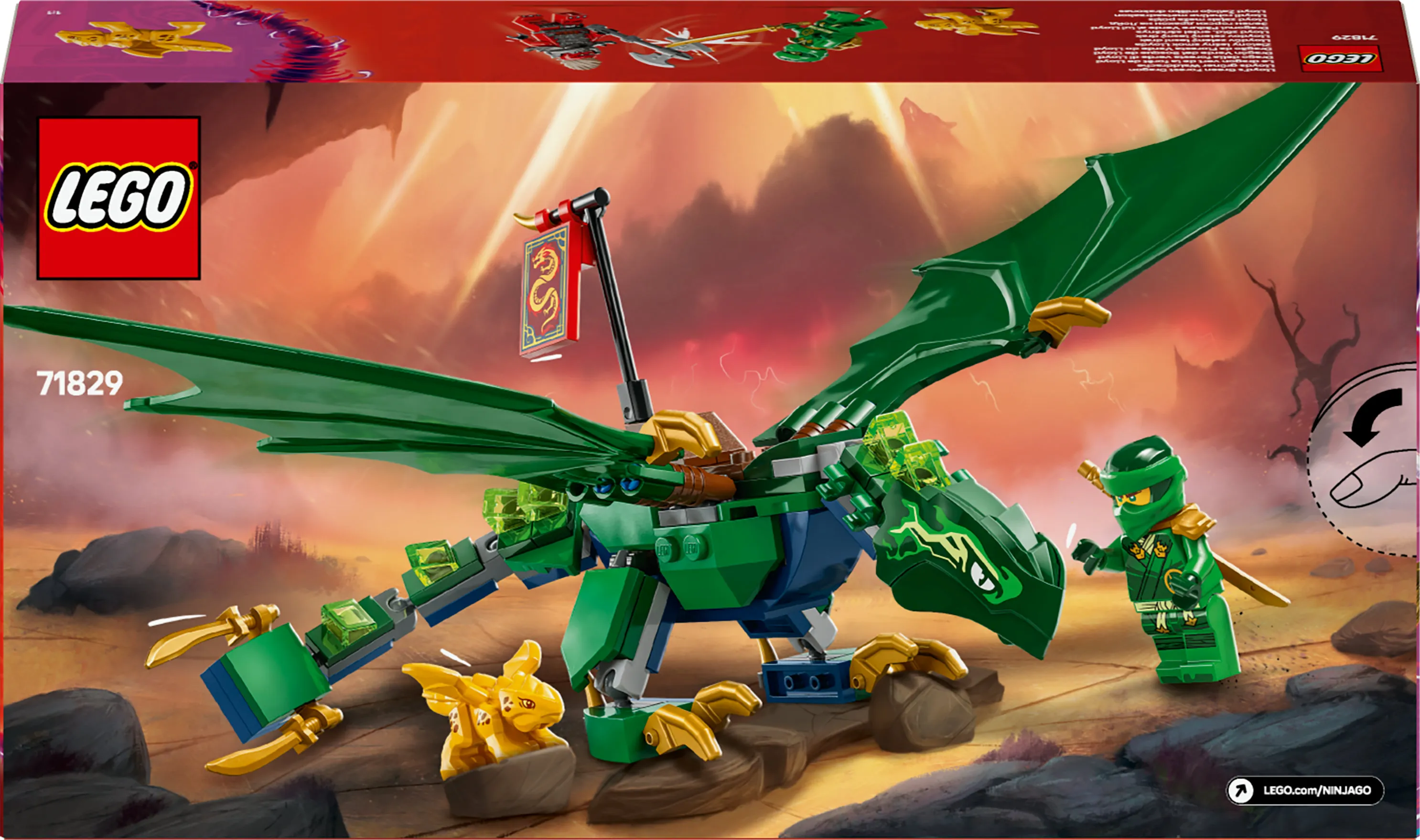LEGO Ninjago Lloyd&rsquo;s Forest Dragon 71829