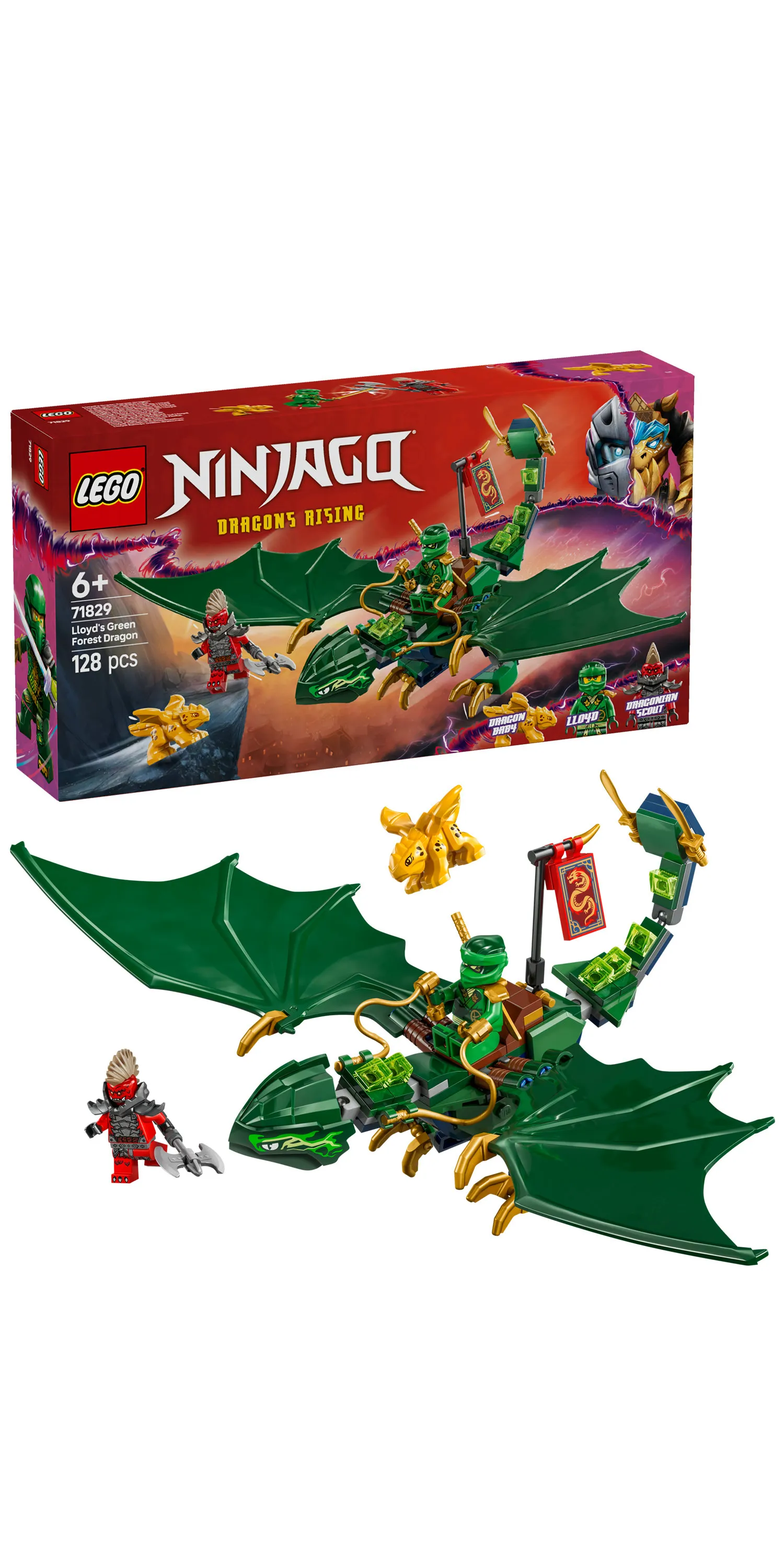 LEGO Ninjago Lloyd&rsquo;s Forest Dragon 71829