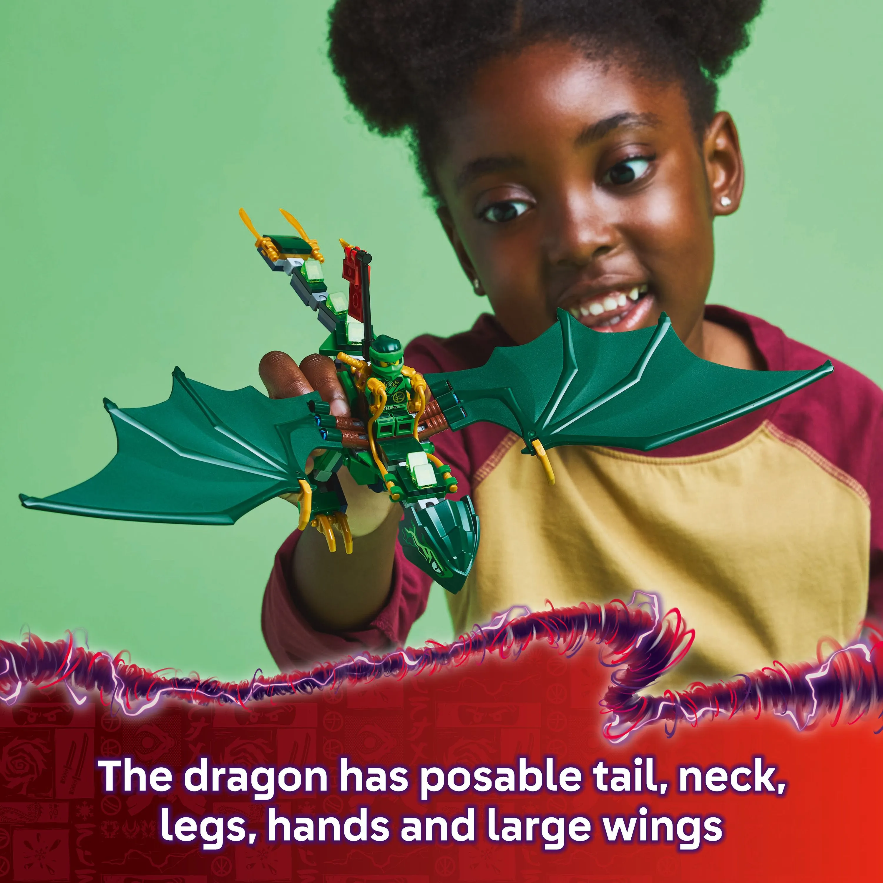 LEGO Ninjago Lloyd&rsquo;s Forest Dragon 71829