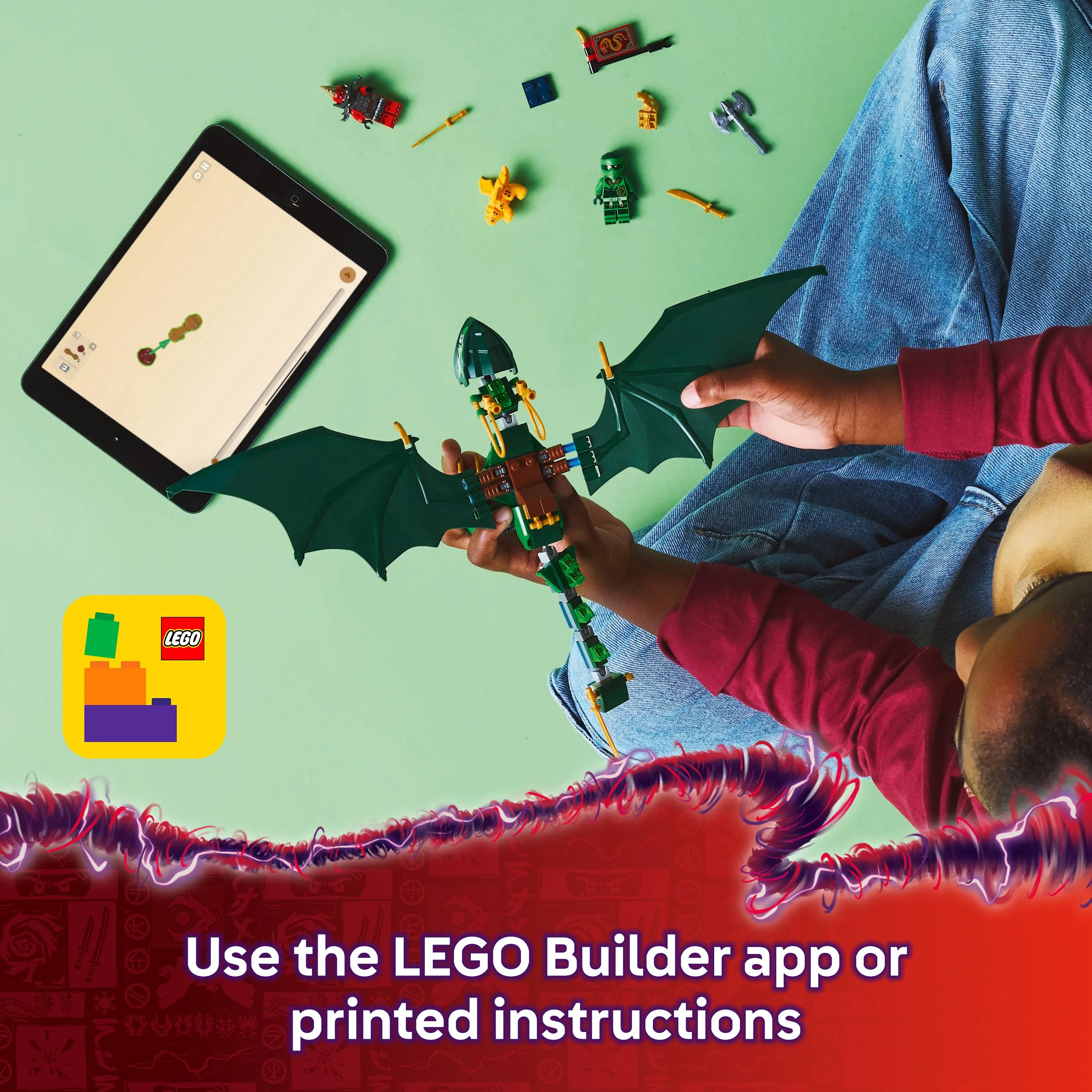 LEGO Ninjago Lloyd&rsquo;s Forest Dragon 71829