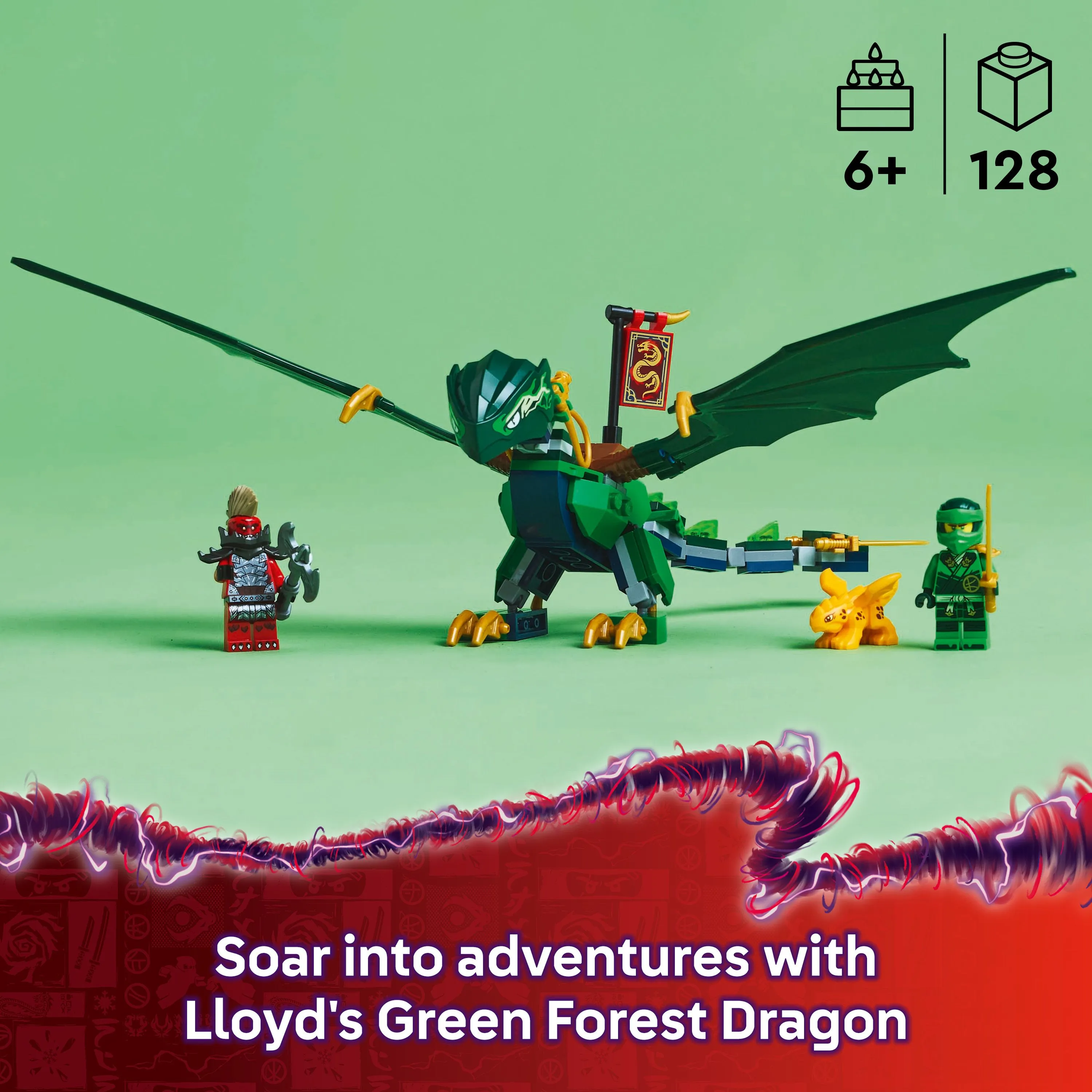 LEGO Ninjago Lloyd&rsquo;s Forest Dragon 71829