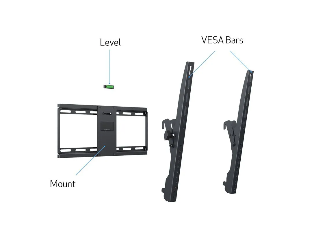 Multibrackets M Universal Tilt Wallmount Medium - Wall mount - musta -n&auml;yt&ouml;n koko: 26"-46"
