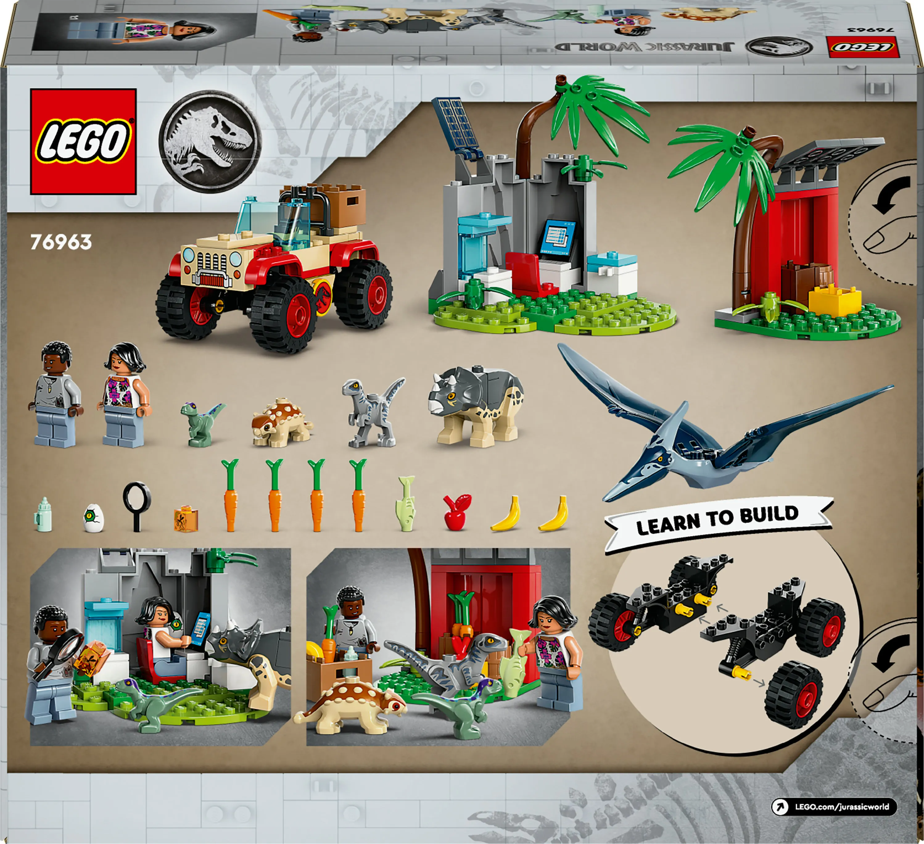 LEGO Jurassic World Baby Dinosaur Rescue Center 76963