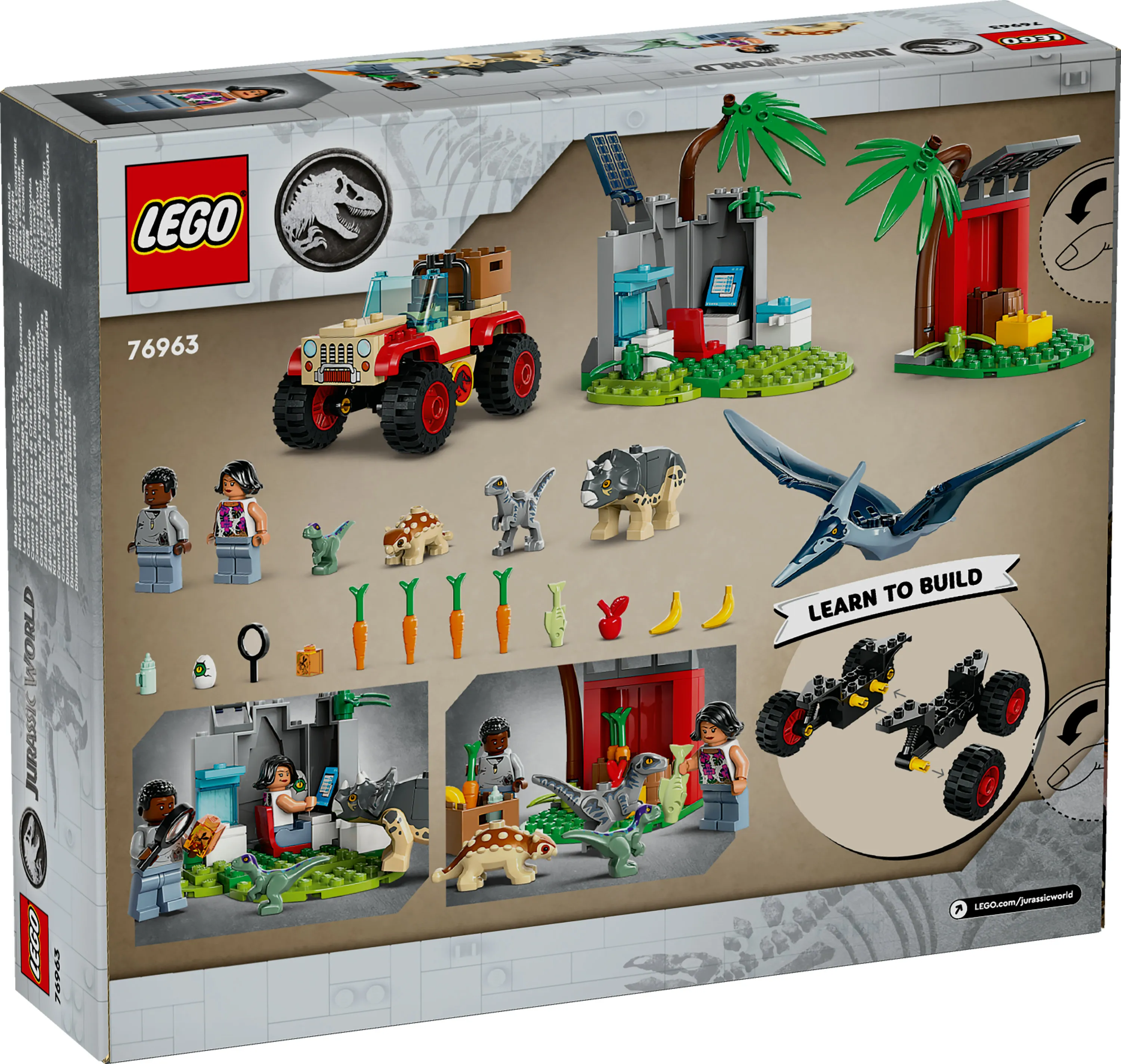 LEGO Jurassic World Baby Dinosaur Rescue Center 76963