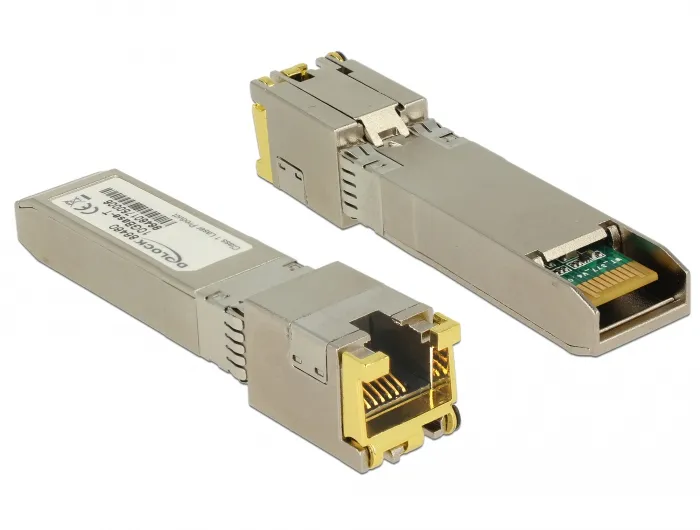 Delock 10GBase-T SFP+ RJ45 -verkkomoduuli, metalli