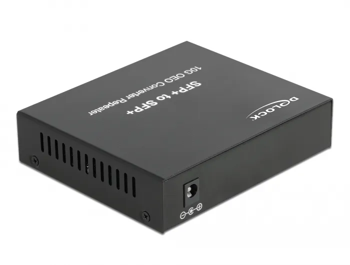 Delock 10GBase-R SFP+ mediakonverterare, svart
