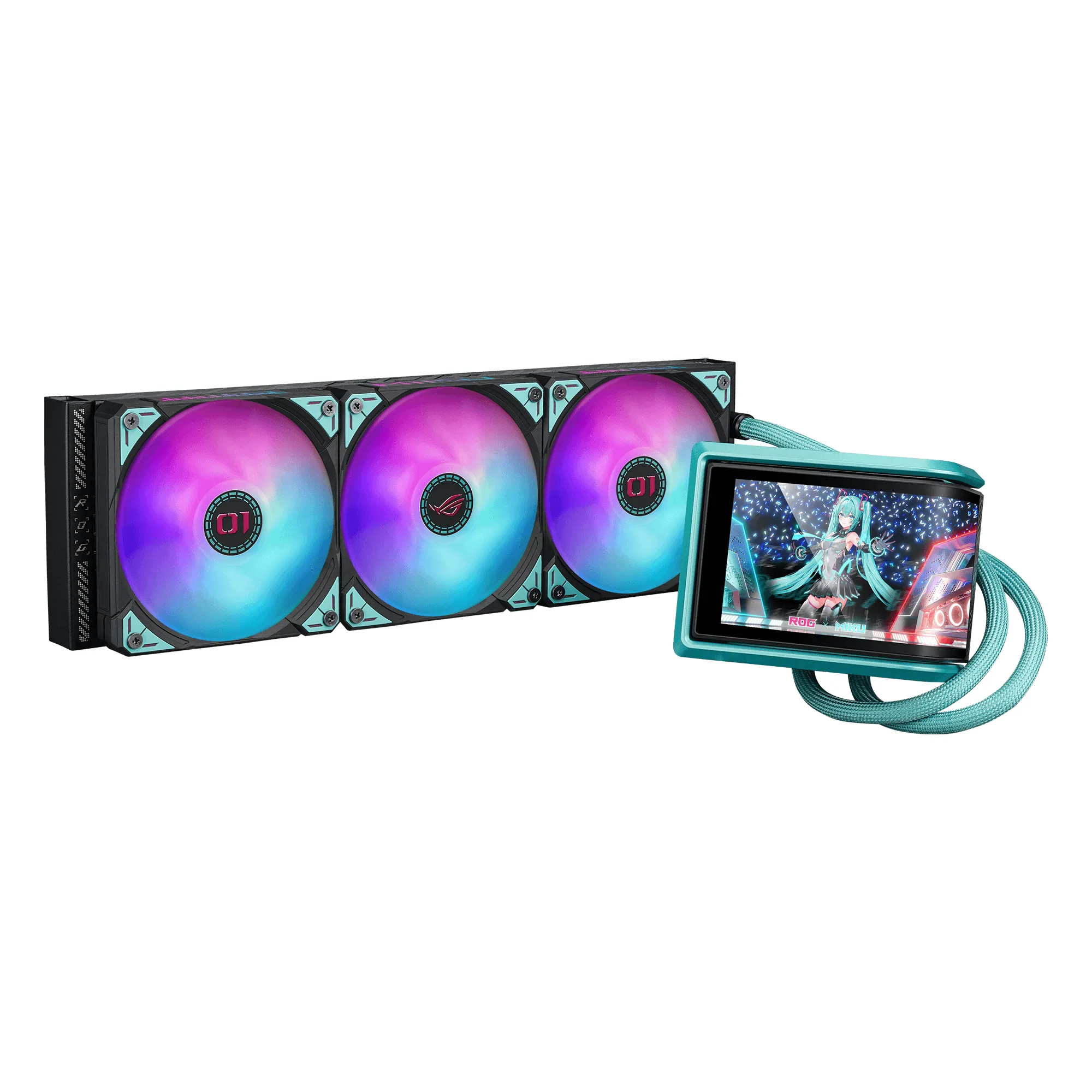 Asus ROG Ryuo IV SLC 360mm ARGB vätskekylare, Hatsune Miku Edition