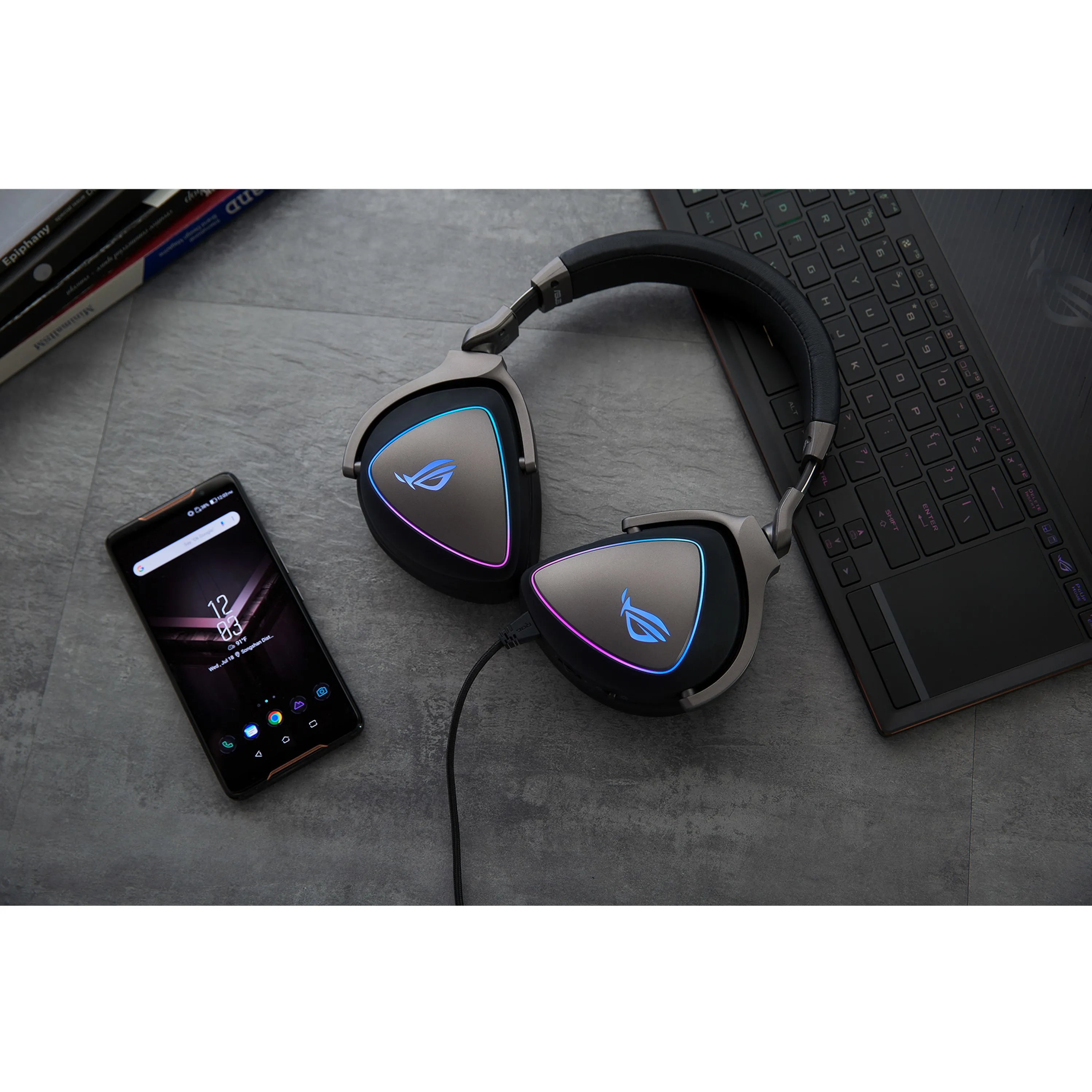 Asus ROG Delta - gaming headset, black