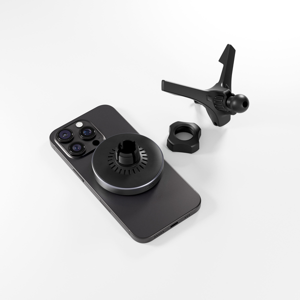 Epico UltraDrive Qi2 Alu Mag+ Wireless Car Charger ED70 - black
