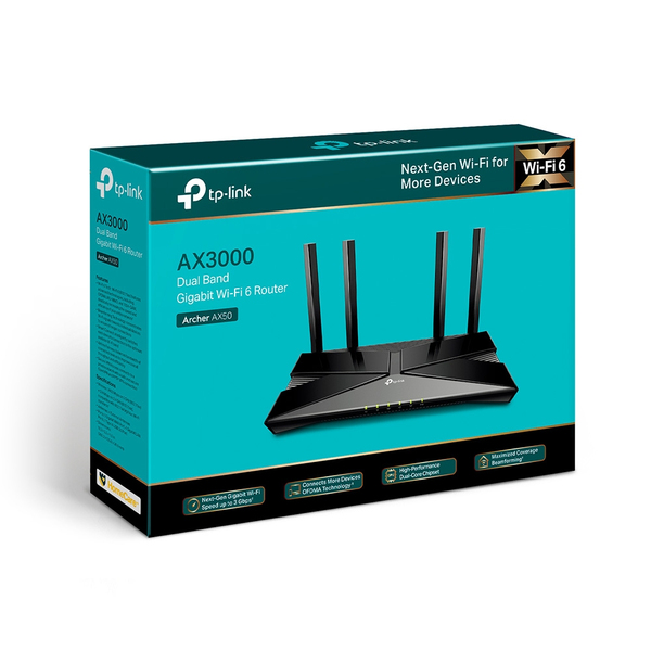 TP-Link Archer AX50, AX3000, Dual-Band - Wi-Fi 6 router