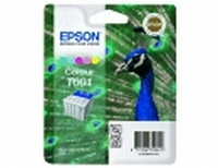 Epson T001 - Kasetti tulostimelle - 1 x v&auml;ri (sinivihre&auml;, sinipunainen, keltainen, vaalea sinivihre&auml;, vaalea sinipunainen) - 330 sivua - kuplapakkaus malleihin