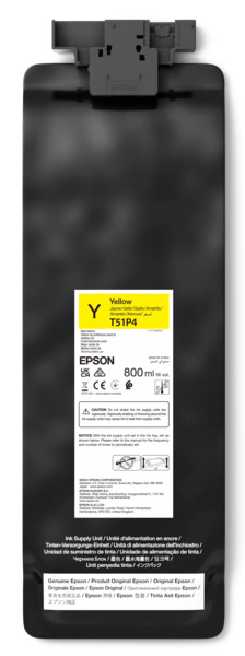 EPSON UltraChrome GS3 T51P400 ink cartridge, 800 ml, Yellow