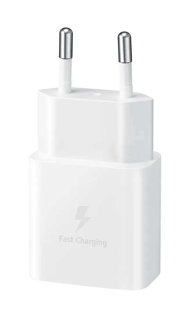 Samsung PD 15W USB-C - laddare med kabel, Vit 1m