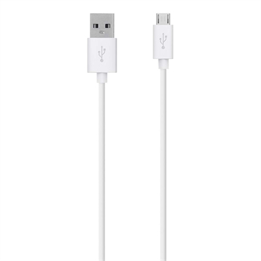 Belkin MIXIT USB-A - Micro-USB B -kaapeli, 2 m, Valkoinen