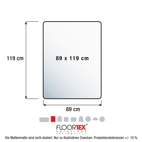 Ultimat Prof. chair mat PC 89x119 cm carpet