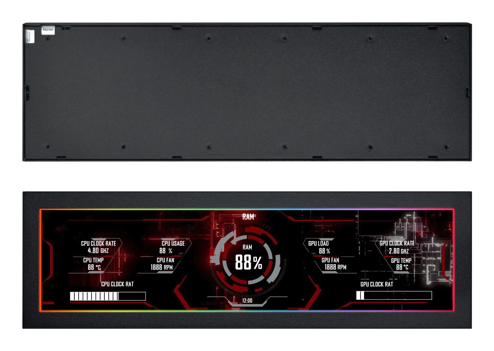 Lian Li Universal Screen, 8.8", Black