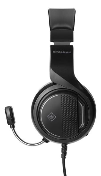 Deltaco Gaming PS5 -pelikuulokkeet mikrofonilla, musta/sininen