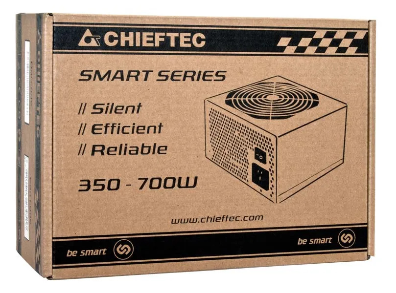 Chieftec Smart Series GPS-700A8 700W -virtal&auml;hde, 80 Plus