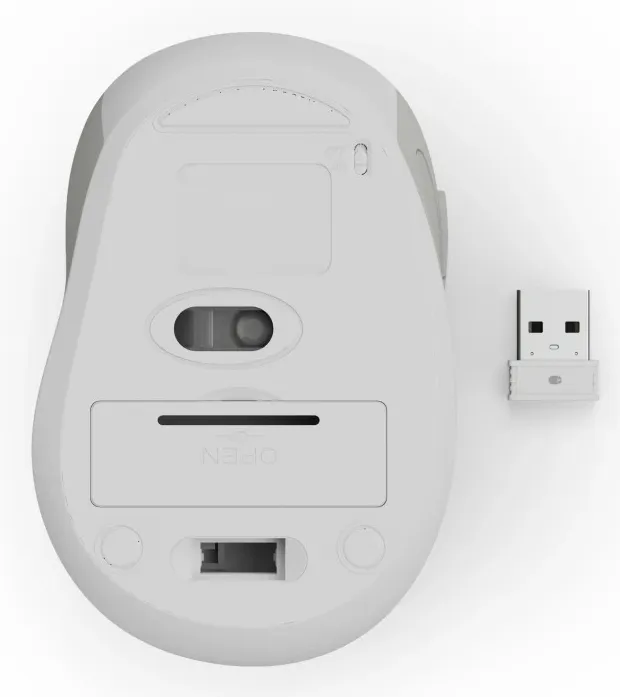 Hama WM-400 Wireless Ergonomic Mouse, White