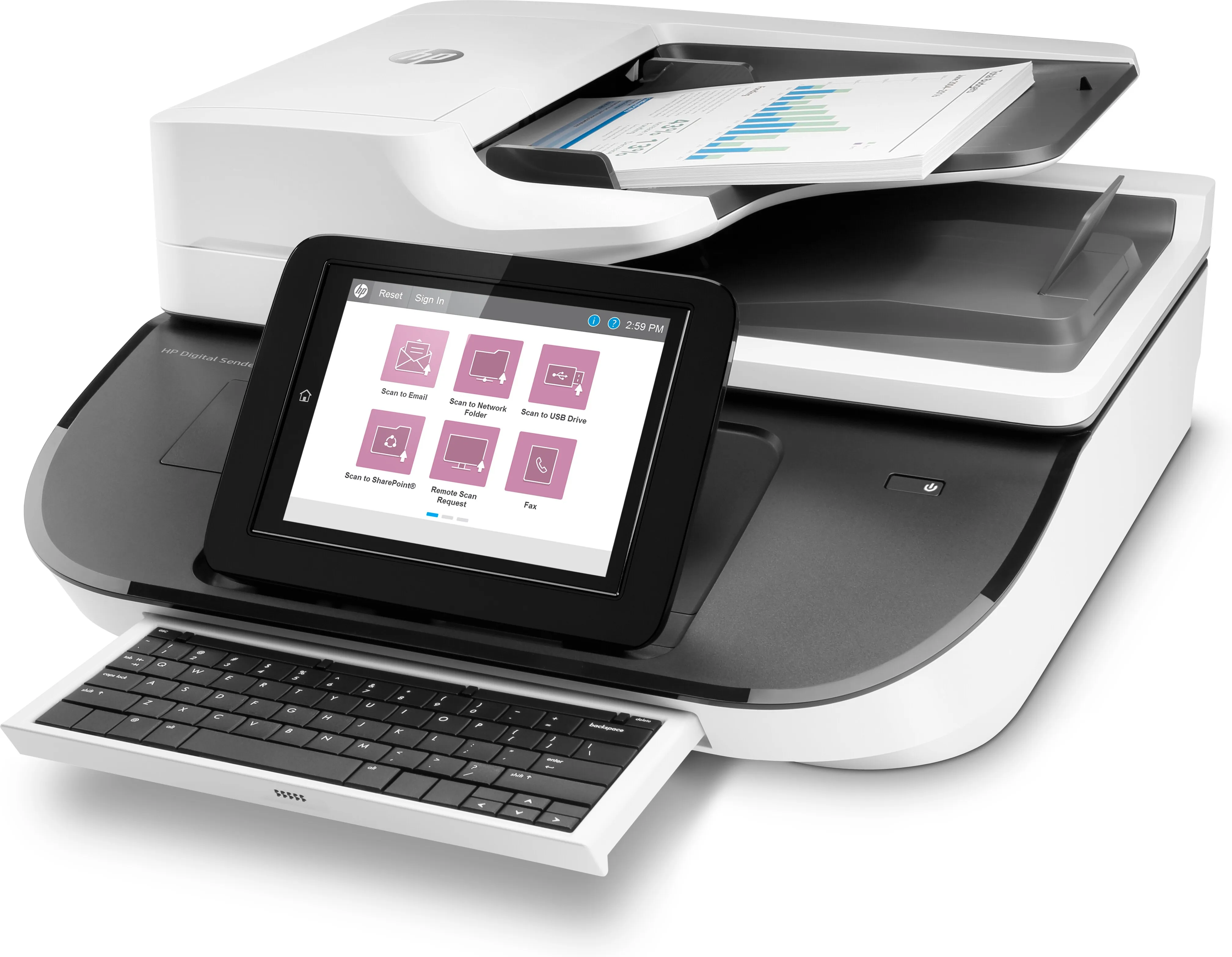 HP Digital Sender Flow 8500 Fn2 Scanner