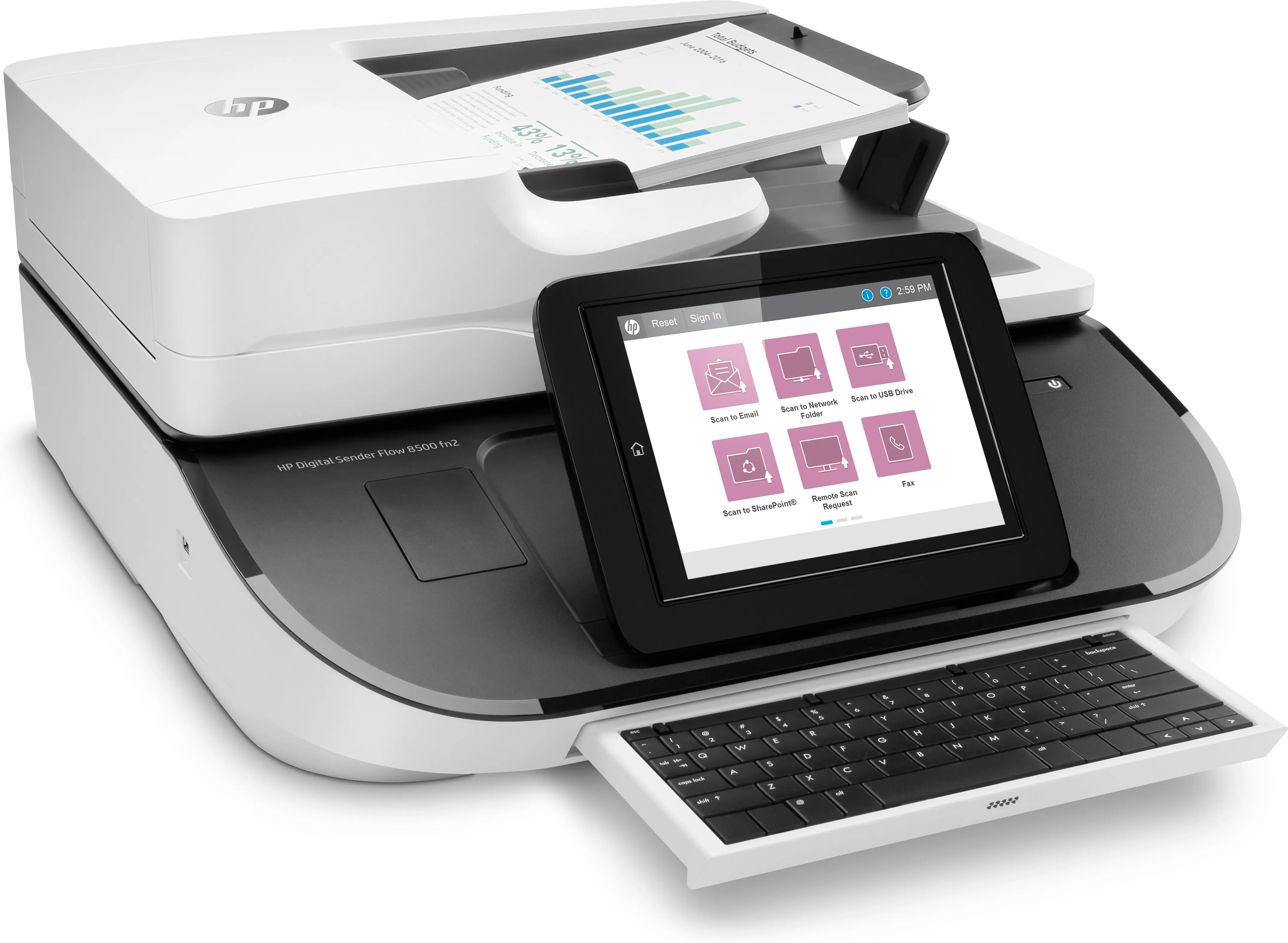 HP Digital Sender Flow 8500 Fn2 Scanner
