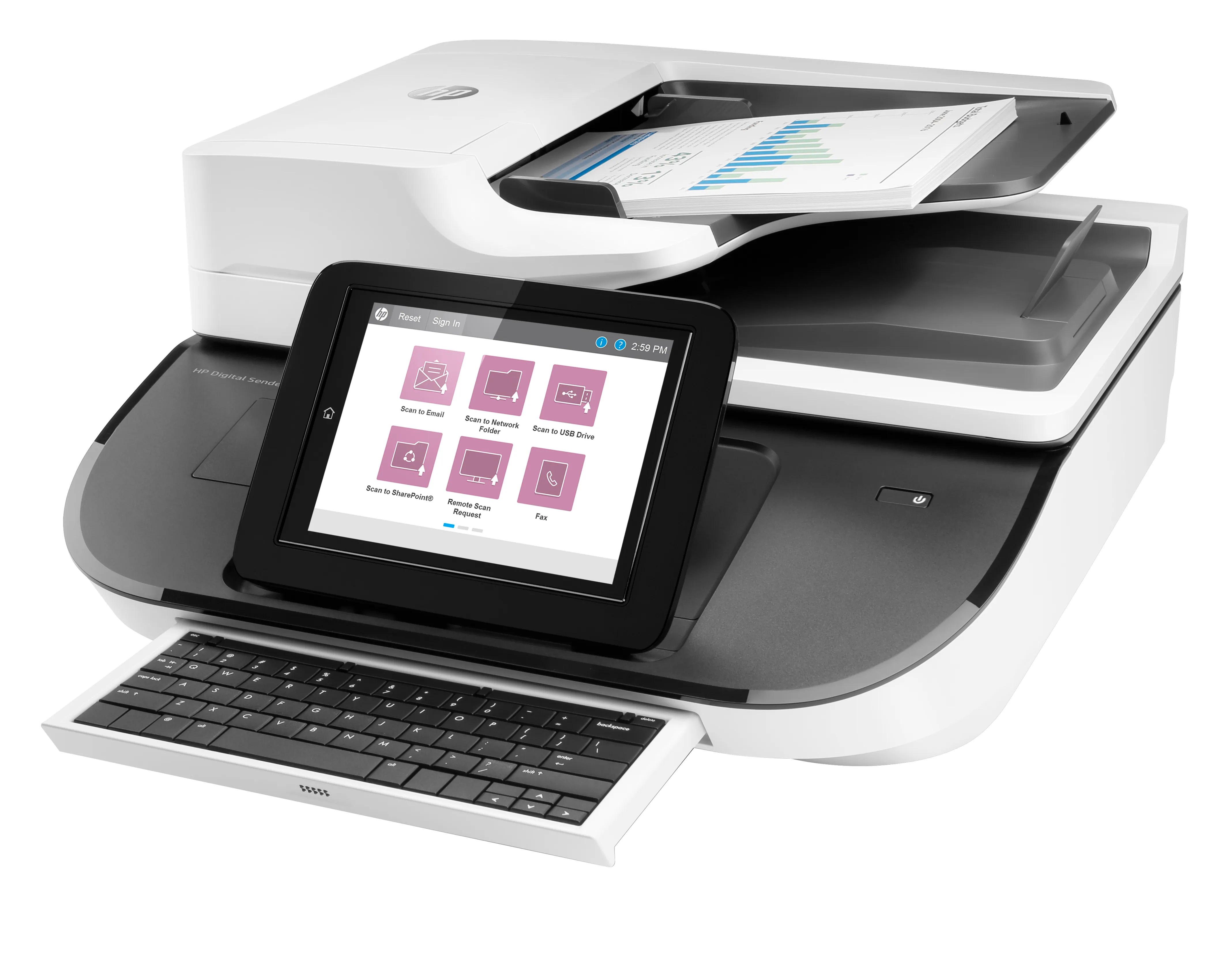 HP Digital Sender Flow 8500 Fn2 Scanner
