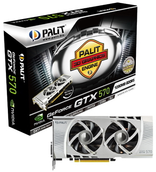PALIT GTX570 PCIE 1280 MB SONIC PLATINUM