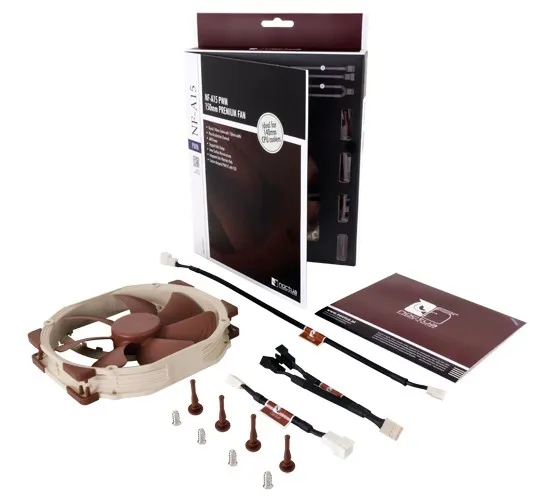 Noctua NF-A15-PWM Silent, 140mm - chassi fl&auml;kt