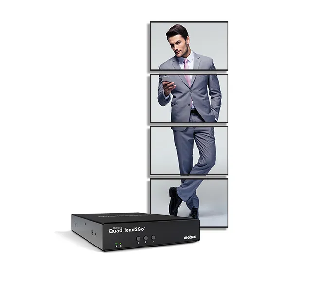 MATROX QuadHead2Go multi-monitor controller appliance