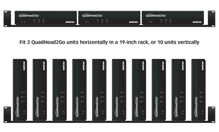 MATROX QuadHead2Go multi-monitor controller appliance