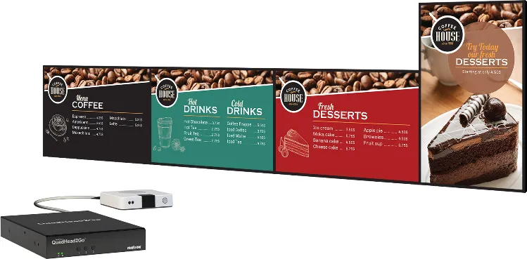 MATROX QuadHead2Go multi-monitor controller appliance