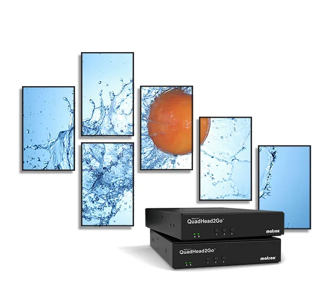 MATROX QuadHead2Go multi-monitor controller appliance