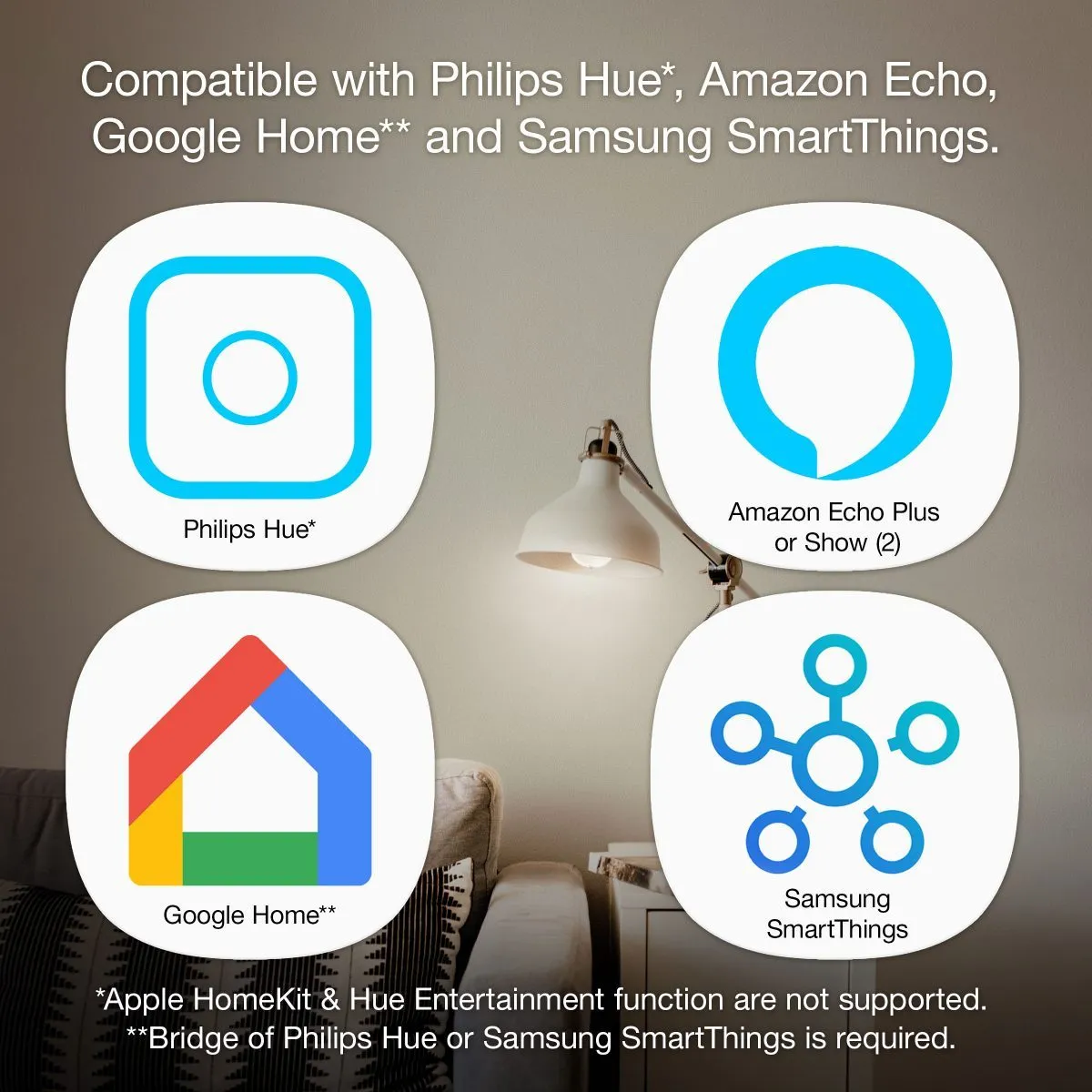 INNR Lighting 2x E27 Smart Filament Bulb